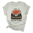 thumbnail image 1 of Womens Christian Tshirt Faith Can Move Mountains Jesus Christian Short Sleeve T-shirt Graphic Tee-Athletic Heather-4xl, 1 of 1