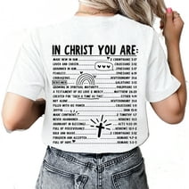 Bible Verses Christian T-Shirt - Walmart.com