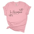 thumbnail image 1 of Womens Christian Tshirt In His Presence There Is Joy Short Sleeve T-shirt-Pink-small, 1 of 1