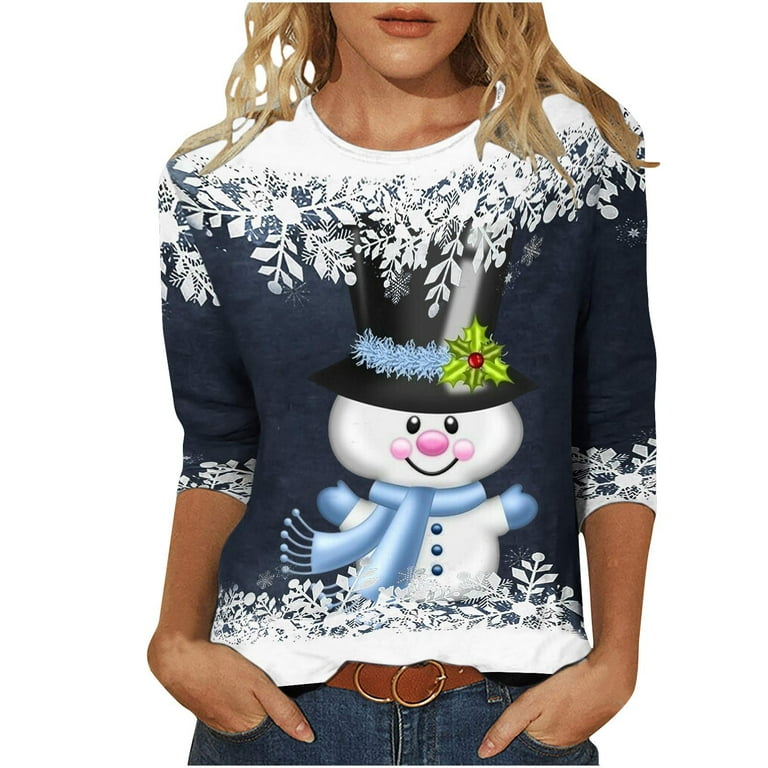 Womens light up clearance christmas t shirt