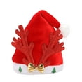 thumbnail image 1 of Womens Christmas Hats Winter Hats for Women Cold Weather Adult Reindeer Christmas Hat Holiday Party Accessory for Men and Women, 1 of 3