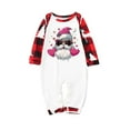 thumbnail image 1 of Womens Christmas Pajamas Family Matching Pjs Sets Alphabet Xmas Pjs Plus Size Xmas Pj Sets Long Sleeve Holiday Family Christmas Outfits Holiday Sleepwear, 1 of 7