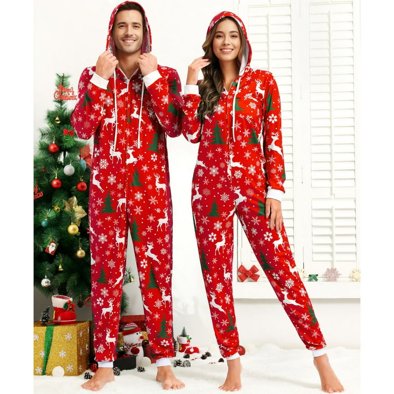 Womens Christmas Pajamas Matching Christmas Pajamas For Couples