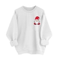 thumbnail image 1 of Womens Christmas Pullover Sweatshirts Long Sleeve Fleece Graphic Sweatshirt Crewneck Fall Fashion Tops, XXL White, 1 of 6