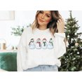 thumbnail image 1 of Womens Christmas Snowman Sweatshirt, Snowman Sweater, Christmas Snowman , Winter Sweatshirt, Holiday Sweaters for Women, 1 of 8