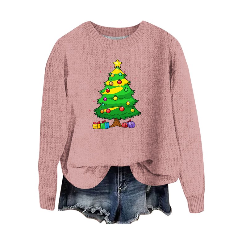 Womens Christmas Sweater Womens Sweaters Women Christmas Tree
