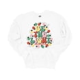 thumbnail image 1 of Womens Christmas Sweatshirt Be The Light Matthew 5:13 Christmas Lights Festive Holiday Crewneck Sweatshirt-White-large, 1 of 1