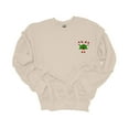 thumbnail image 1 of Womens Christmas Sweatshirt Candycane Crest Festive Holiday Crewneck Sweatshirt-Sand-5xl, 1 of 1