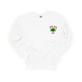 thumbnail image 1 of Womens Christmas Sweatshirt Candycane Crest Festive Holiday Crewneck Sweatshirt-White-xxl, 1 of 1