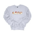 thumbnail image 1 of Womens Christmas Sweatshirt Cheerful Santas Festive Holiday Crewneck Sweatshirt-Ash Grey-small, 1 of 1