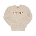 thumbnail image 1 of Womens Christmas Sweatshirt Cheerful Santas Festive Holiday Crewneck Sweatshirt-Sand-xxl, 1 of 4