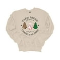 thumbnail image 1 of Womens Christmas Sweatshirt Farm Fresh Christmas Tree Cakes Ready to Eat Festive Holiday Crewneck Sweatshirt-Sand-xxl, 1 of 1