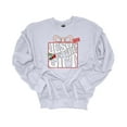 thumbnail image 1 of Womens Christmas Sweatshirt Jesus is the Gift Wrapped Present Festive Holiday Crewneck Sweatshirt-Ash Grey-medium, 1 of 4