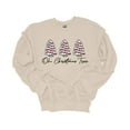 thumbnail image 1 of Womens Christmas Sweatshirt Oh Christmas Tree 3 Trees Crewneck Sweatshirt-Sand-4xl, 1 of 1