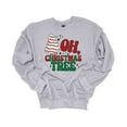 thumbnail image 1 of Womens Christmas Sweatshirt Oh Christmas Tree Retro Crewneck Sweatshirt-Sports Grey-xxl, 1 of 1