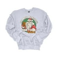 thumbnail image 1 of Womens Christmas Sweatshirt The Most Wonderful Time for A Beer Festive Holiday Crewneck Sweatshirt-Ash Grey-4xl, 1 of 1
