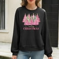 thumbnail image 1 of Womens Christmas Sweatshirts Loose Waffle Crewneck Long Sleeve Shirts Christmas Tree Printed Sweaters Casual Fashion Xmas Holiday Party Pullover Tops, 1 of 6