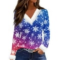 Womens Christmas Tunics or Tops To Wear with Leggings Xmas Snowflake