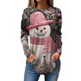 Womens Christmas Tunics or Tops To Wear with Leggings Xmas Snowflake