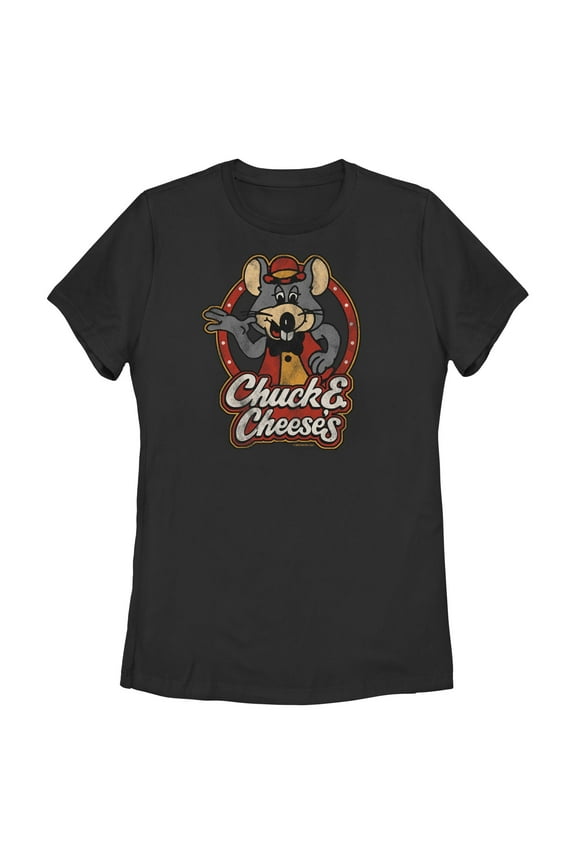 Womens Chuck E. Cheese Retro Pose T Shirt