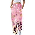 thumbnail image 1 of Womens Cinch Bottom Sweatpants Novelty 3D Graphic High Waisted Avtive Workout Joggers Trendy Fall Outfits 2024, 1 of 5
