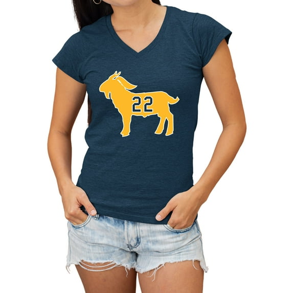 Womens Clark Goat 22 V Neck T-Shirt