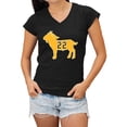 thumbnail image 1 of Womens Clark Goat 22 V Neck T-Shirt, 1 of 1