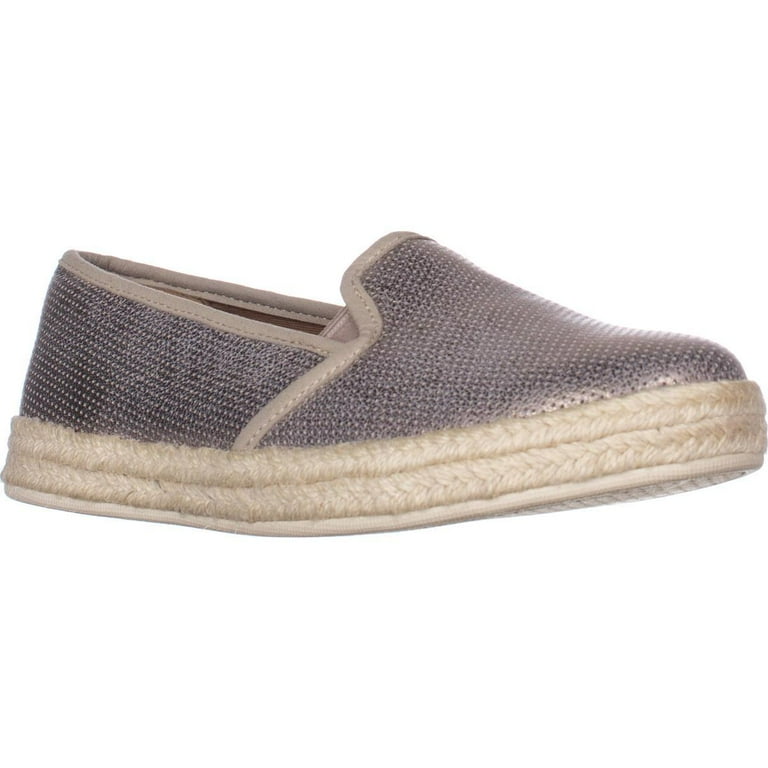 Womens Clarks Azella Theoni Slip on Loafers Gold Metallic
