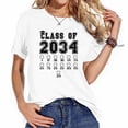 thumbnail image 1 of Womens Class Of 2034 Grow With Me First Day Of School Check Mark T-Shirt Black 2XL, 1 of 5