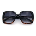thumbnail image 1 of Womens Classic 90s Metal Jewel Chain Arm Oversized Butterfly Sunglasses Black Tortoise - Smoke, 1 of 8