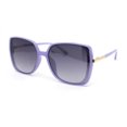 thumbnail image 1 of Womens Classic Chic Understated 90s Designer Fashion Butterfly Sunglasses Purple - Smoke, 1 of 4