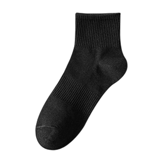 Womens Classic Crew Socks Comfortable Everyday Mid-Calf Socks Soft Stretch Basic Socks Solid Color Casual Outfits Breathable Essential Pairs