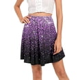 thumbnail image 1 of Womens Classic Daily Elegant Casual Mini Skirt Elastic Waist Skirt plus Size Jean Skirt Fringe Skirts for Women Western Elastic Bed Skirt Cheer Skirt Midi Pleated Skirt Womens Pencil Skirt High Waist, 1 of 5