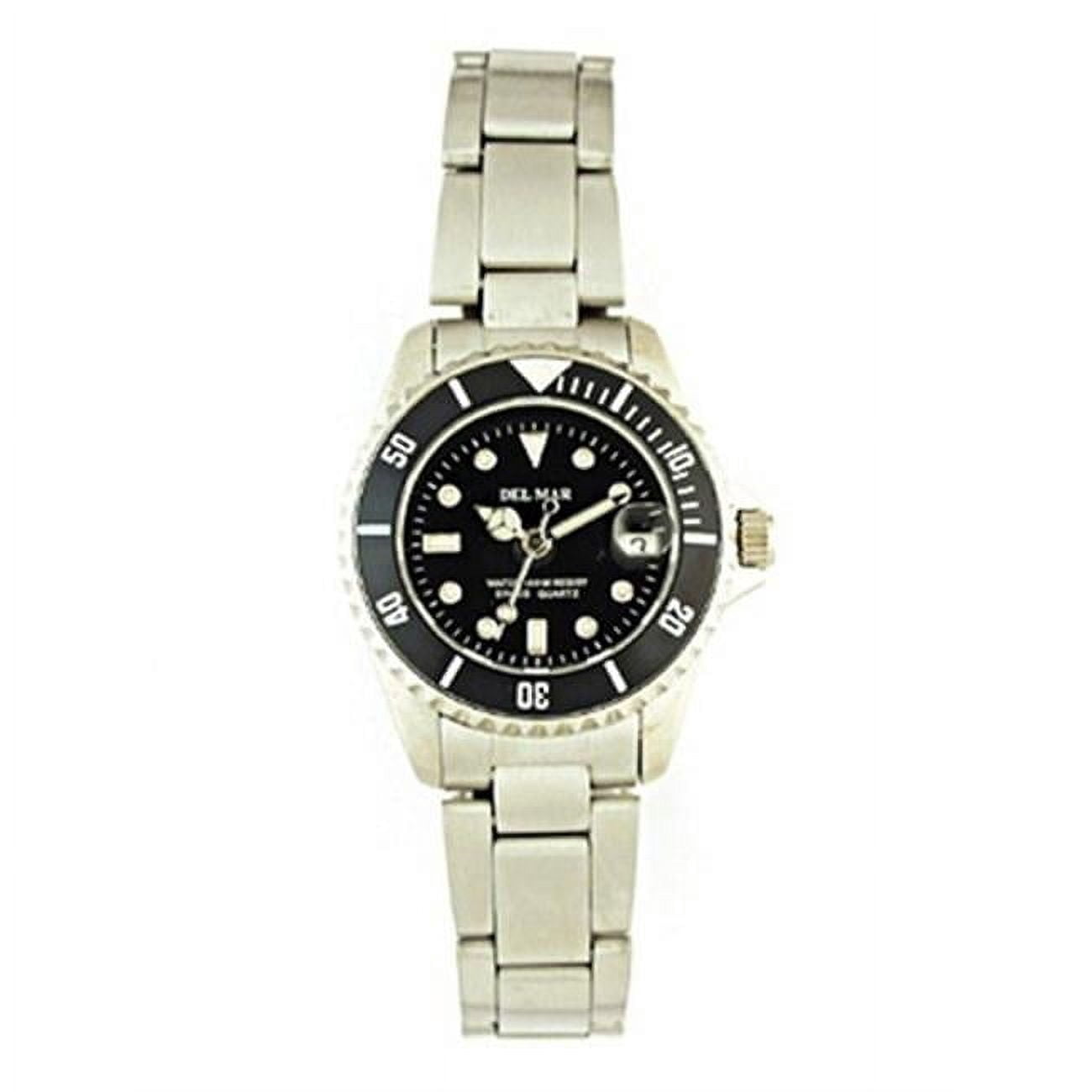 Black Stainless Steel Dive-Style Women\'s Watch Amazon.com: Momentum: Women main image 2
