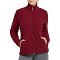 thumbnail image 1 of Womens Classic Fit Full-Zip Polar Soft Fleece Jacket With Pockets, 1 of 4