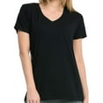 thumbnail image 1 of Womens Classic Fit Short Sleeve V Neck T Shirt Black, Small, 1 of 1
