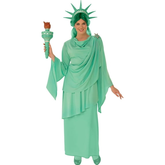 Rubies Classic Lady Liberty Costume for Adults, Women's Large