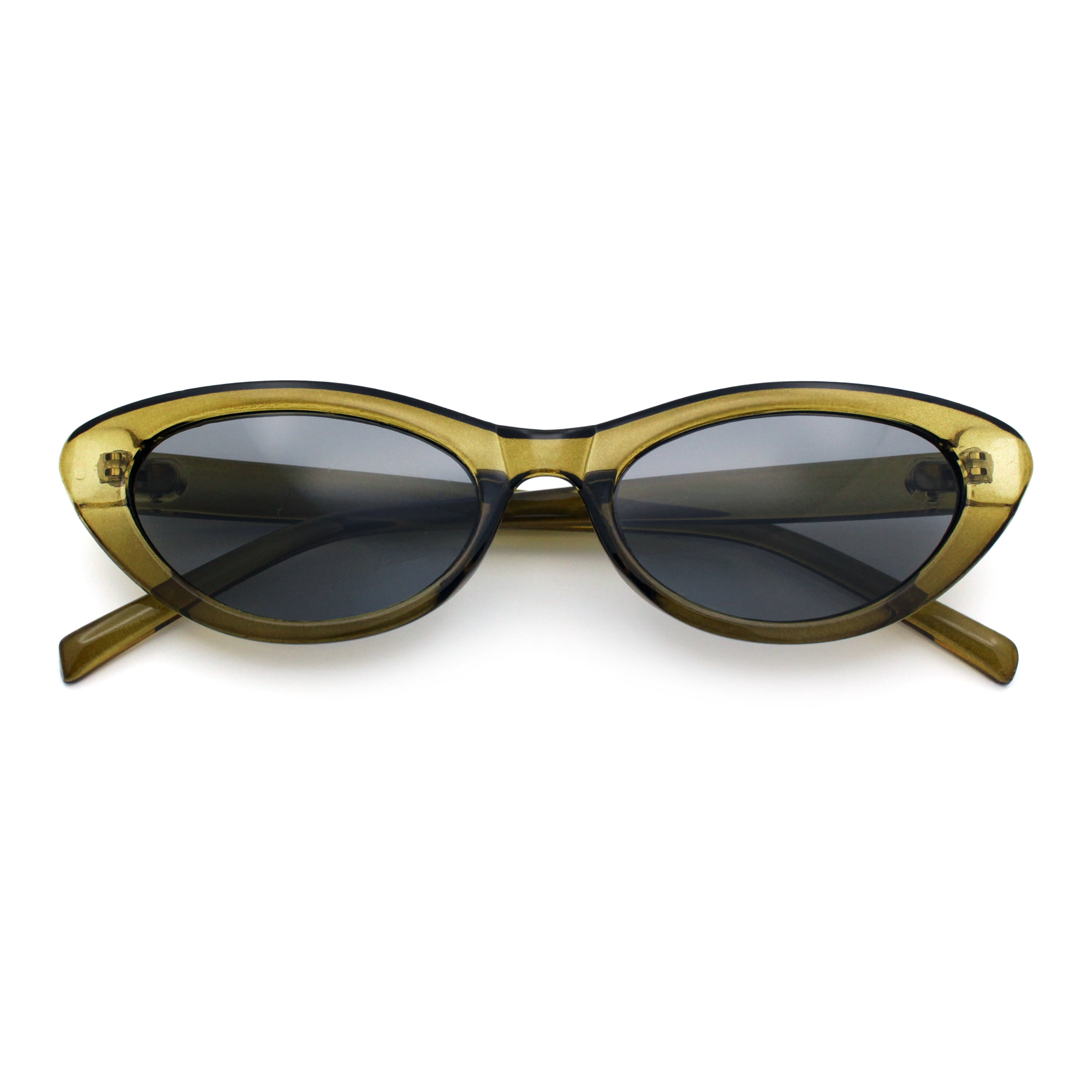 SA106 Womens Classic Mod Soft Cat Eye Plastic Sunglasses  display picture 1