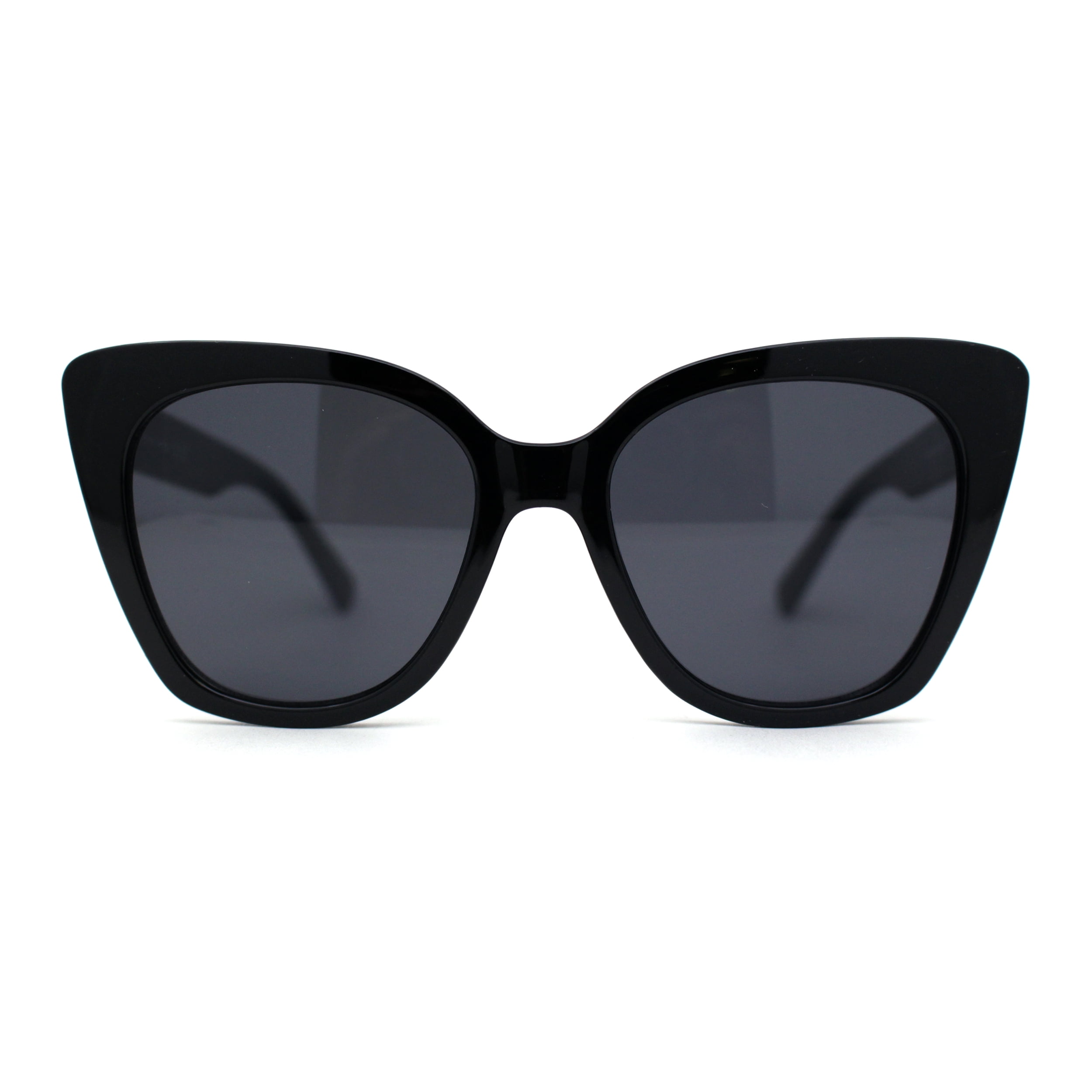 Womens Classic Oversized Cat Eye Gothic Plastic Sunglasses  display picture 1