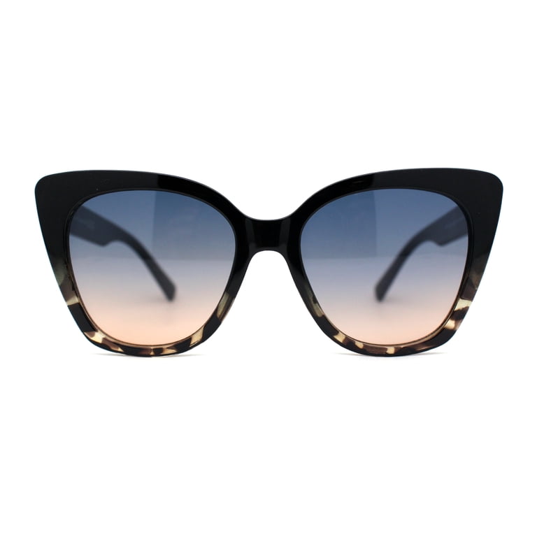 Womens Classic Oversized Cat Eye Gothic Plastic Sunglasses  display picture 2