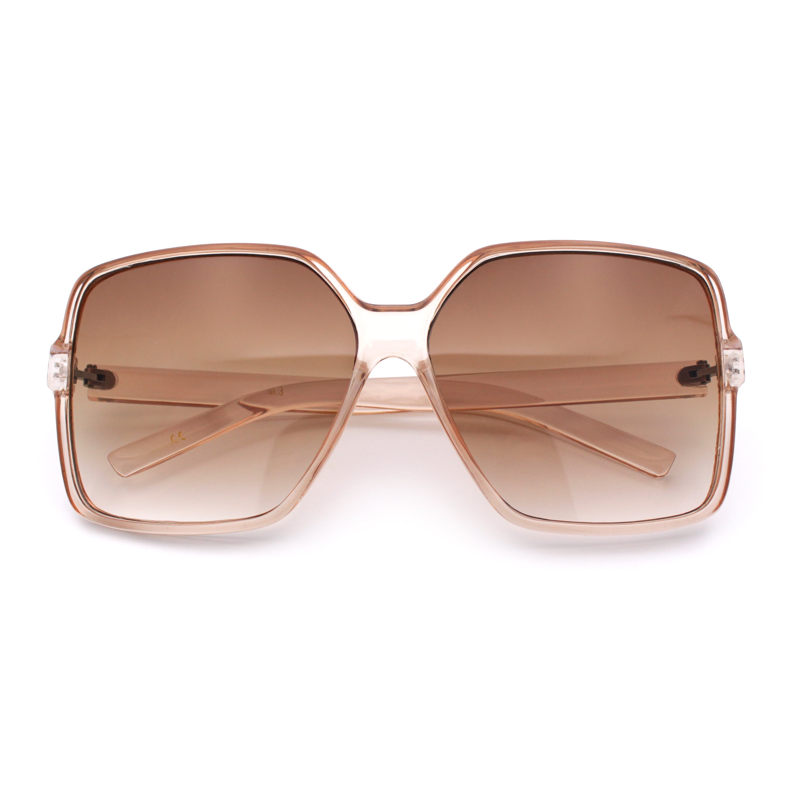 Womens Classic Oversized Rectangle Butterfly Chic Minimal 