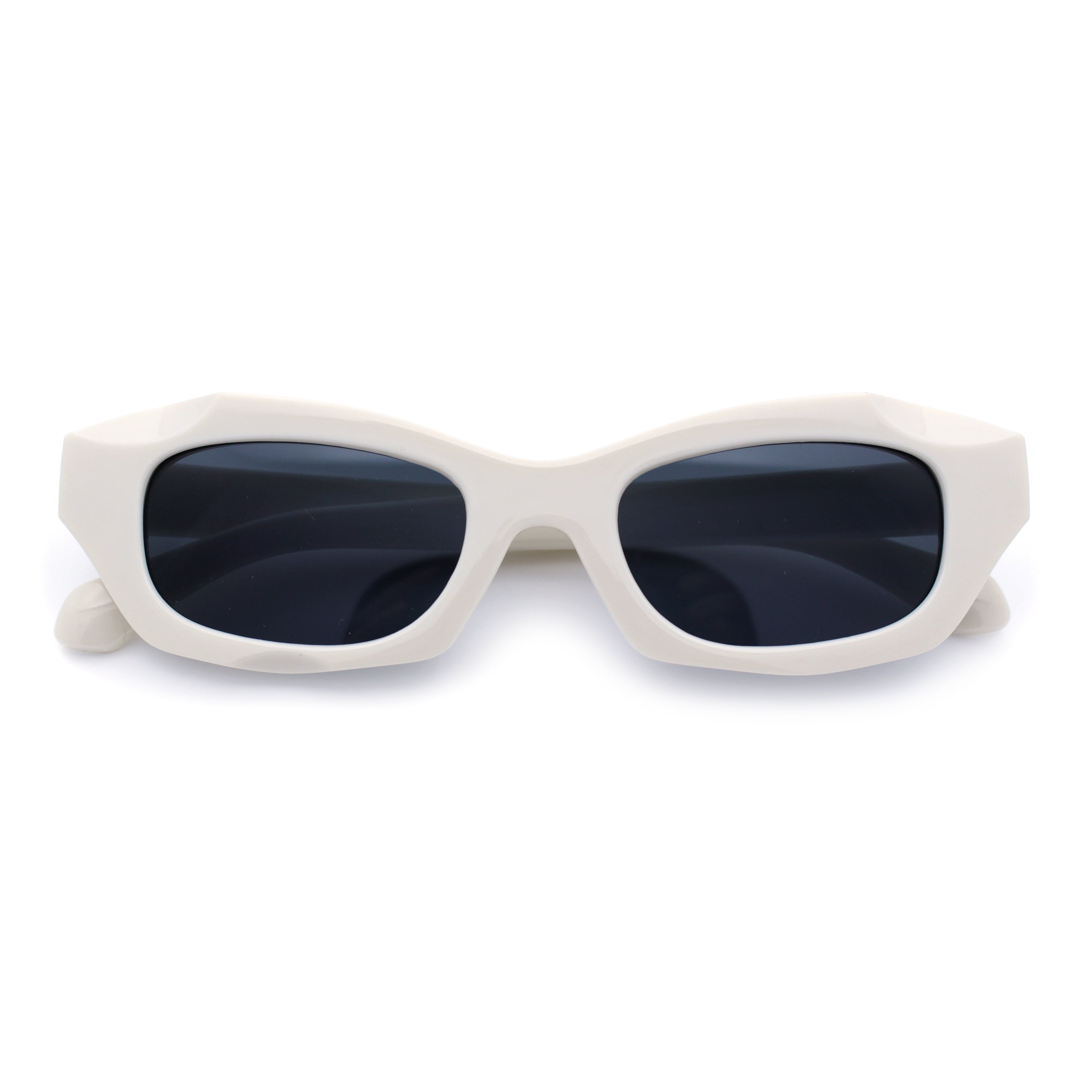 Womens Classy Mod Oval Rectangle Plastic Chic Fashion 