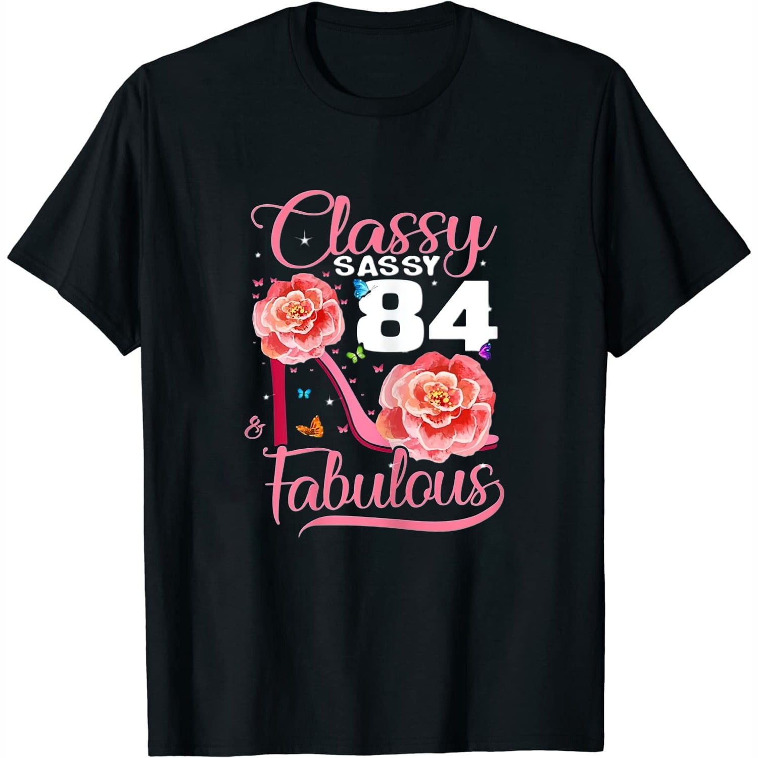 84th Birthday Women Fabulous Shirt 84th Birthday Women Fabulous Shirt
