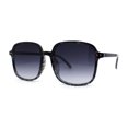 thumbnail image 1 of Womens Classy Thin Plastic Large Rectangle Simple Fashion Sunglasses Burgundy - Smoke, 1 of 4