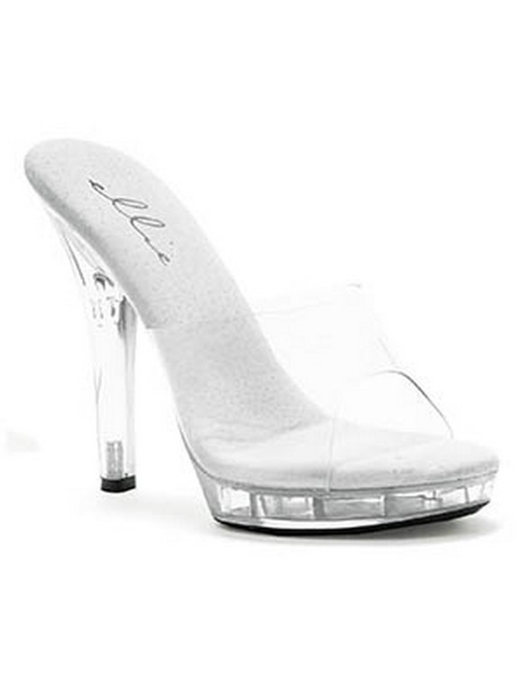 M-Vanity 5" Heel Clear Mule Sandal