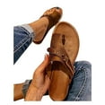 thumbnail image 1 of Womens under $10 2026 ! asdoklhq Slippers for Women Indoor and Outdoor,Low-heel European and American Flip Flops Women's Sandals and Women's Shoes, 1 of 2