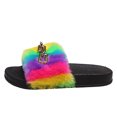 thumbnail image 1 of Womens under $10 2026 ! asdoklhq Womens Shoes Under $20Colorful Female Slippers With One-line Metal Slippers With Soft Sole, 1 of 2