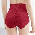 thumbnail image 1 of Womens Clearance Sale Clothing Under 10 Woman’s Underwear Plus Size Briefs Soft Womens Underwear Underwear for Woman Panties Briefs(Wine), 1 of 4