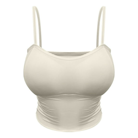Womens2025ï¼Women's Cami with Built-in Shelf Bra, Stretch Cotton Camisole, Adjustable Straps