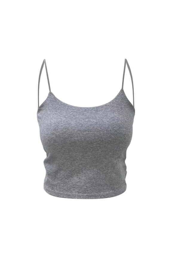Womens2025ï¼Women's Cami with Built-in Shelf Bra, Stretch Cotton Camisole, Adjustable Straps